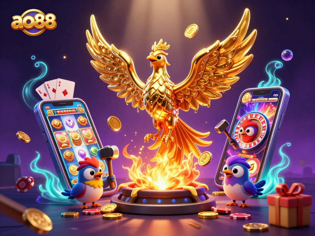 Experience ao88 with golden phoenix and dynamic slot elements delivering gaming excitement.