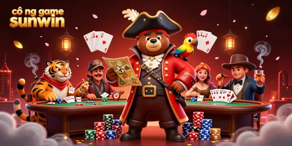 Experience the thrill of cổng game sunwin with vibrant poker action and charming characters.
