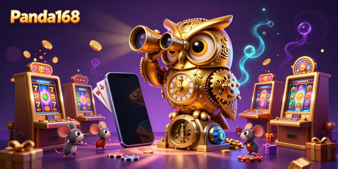 Panda168 menawarkan pengalaman bermain slot yang seru dengan slot mesin yang berkilauan dan simbol bertuah.