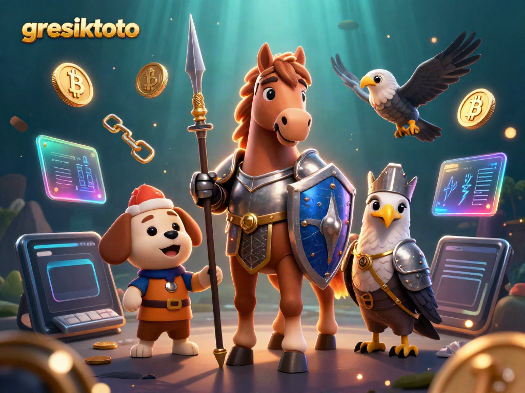 Experience fun and excitement at Gresiktoto through immersive gaming with Bitcoin and Ethereum elements.