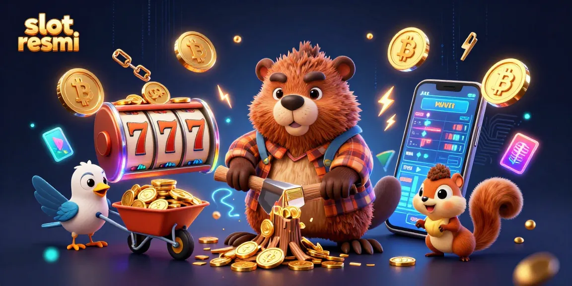 Slot resmi menyuguhkan ilustrasi kasino dengan karakter dan elemen permainan yang menarik.