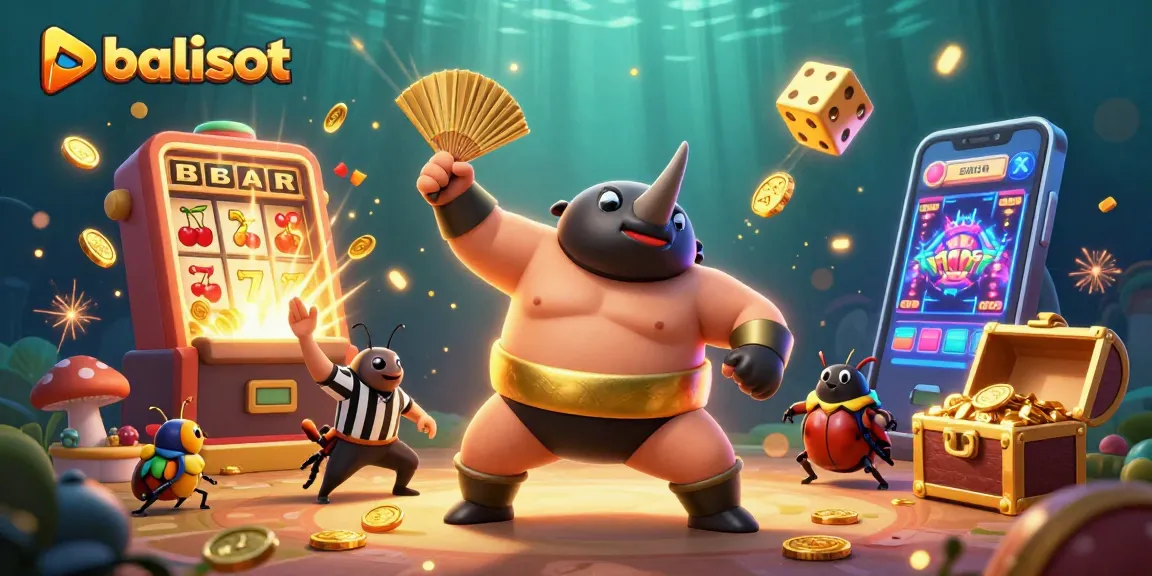 Rasakan sensasi jackpot balislot dengan kejuaraan sumo kumbang badak dan elemen permainan kasino yang megah