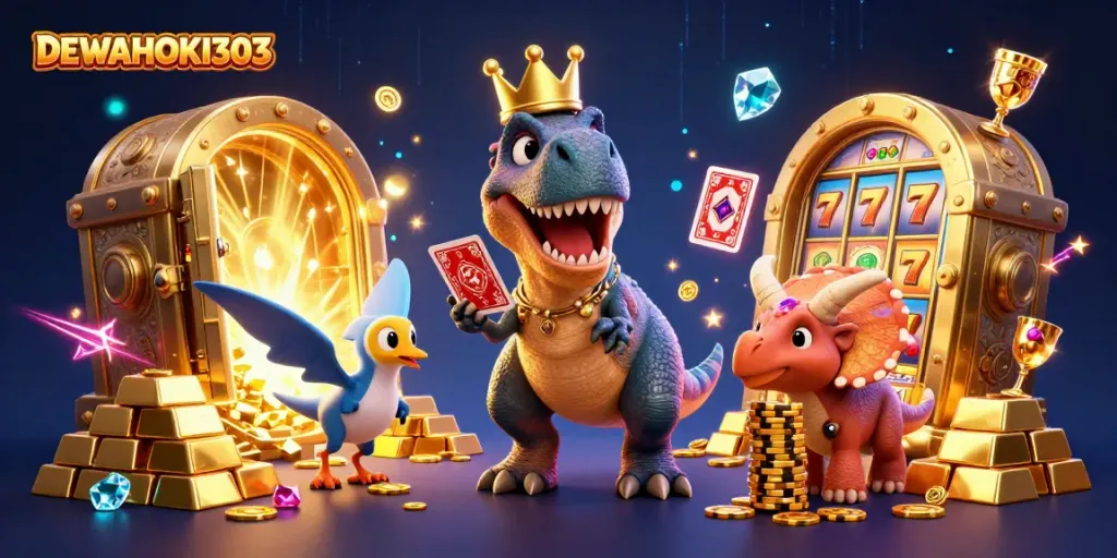 DEWAHOKI303 menyediakan pengalaman bermain slot online dengan karakter lucu dan tema yang menarik.