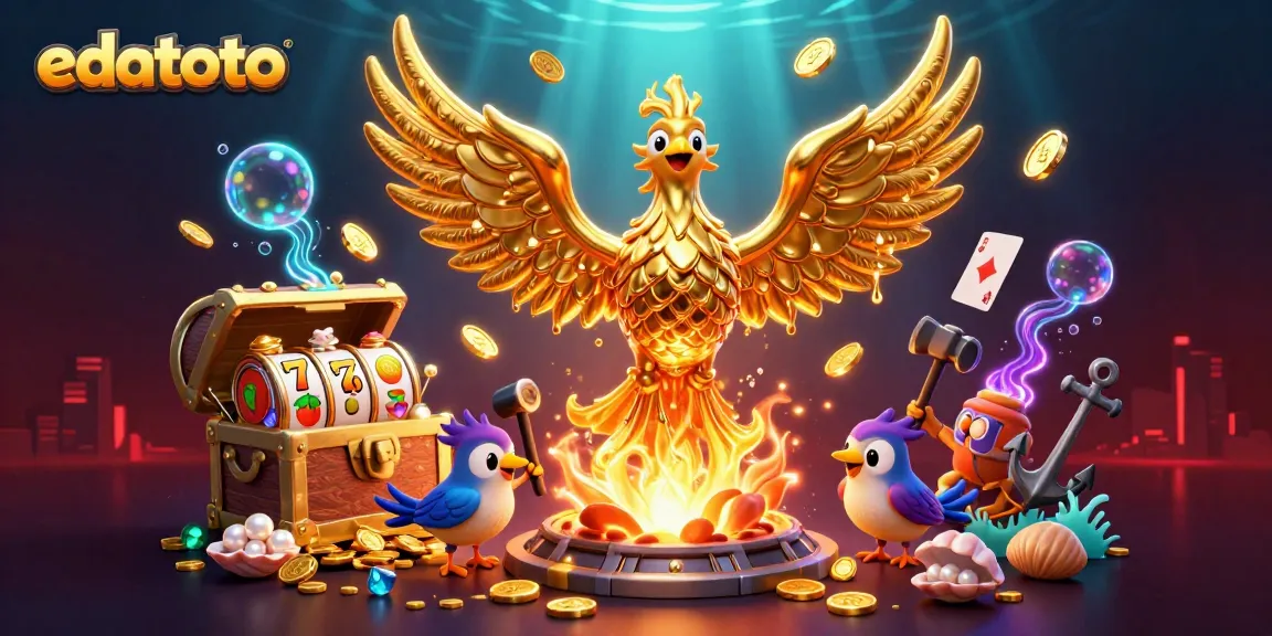 Experience winning strategies at edatoto with vibrant casino elements and dynamic 3D characters.